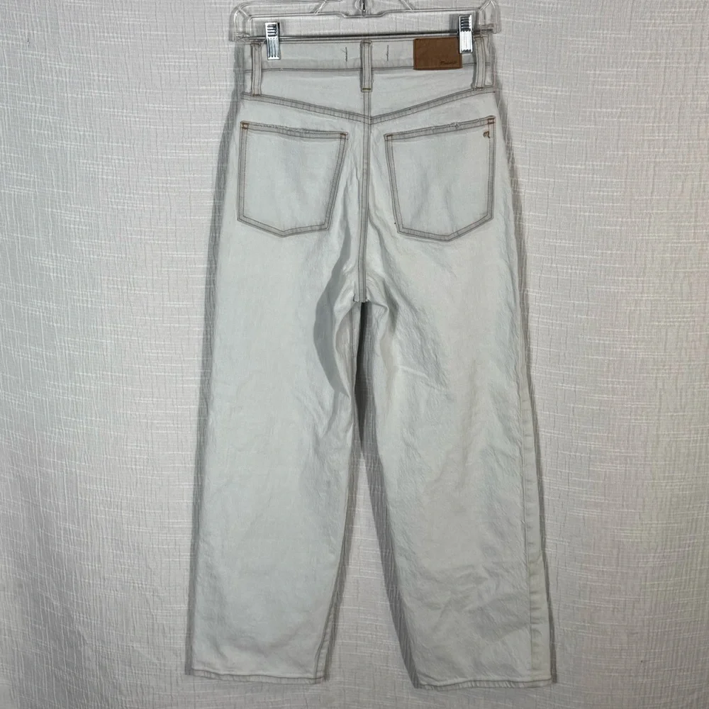 Madewell The Perfect Vintage Wide-Leg‎ Crop Jean in Edmunds Wash size 25